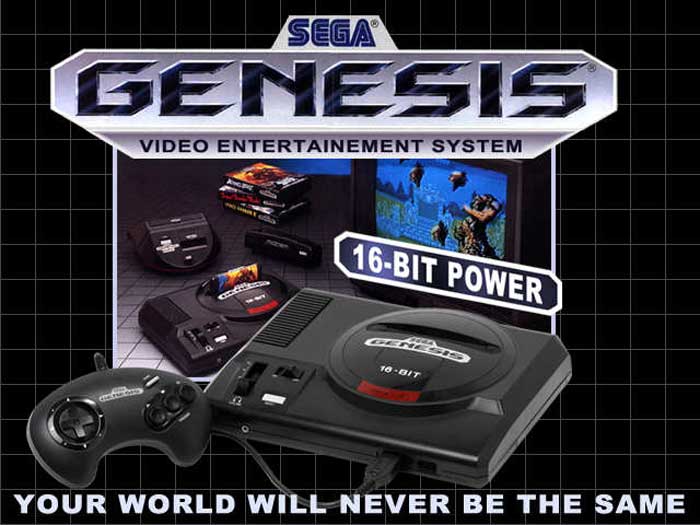 Sega Genesis Mega Drive console