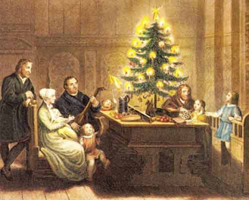 Christmas tree Martin Luther