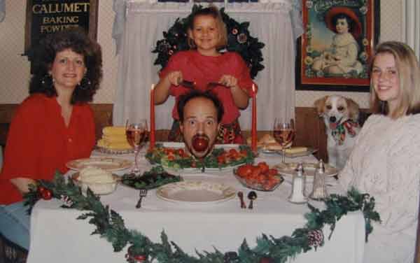 Lame Christmas family photos
