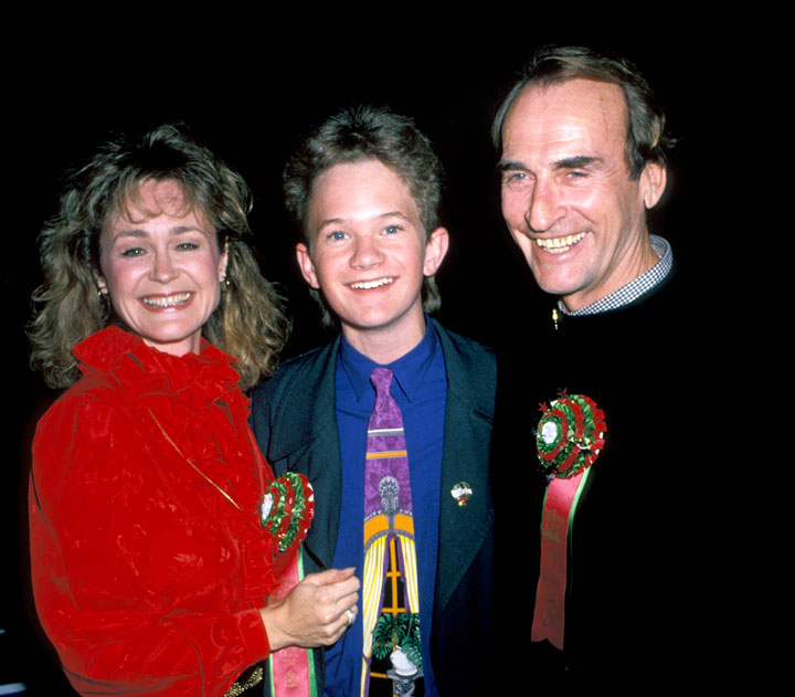 Belinda Montgomery, Neil Patrick Harris, and James Sikking (Photo by Ron Galella/Ron Galella Collection via Getty Images)
