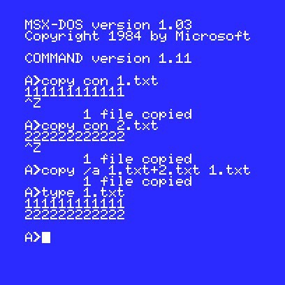 фото MSX-DOS
