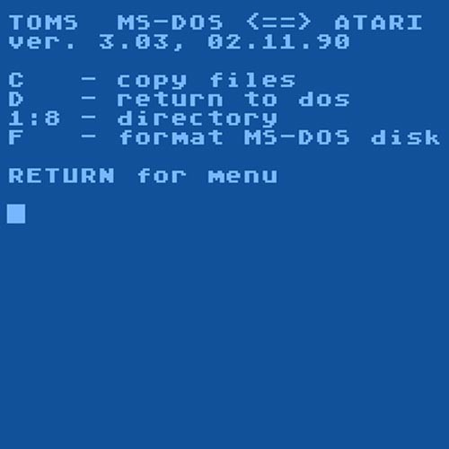 фото Atari DOS